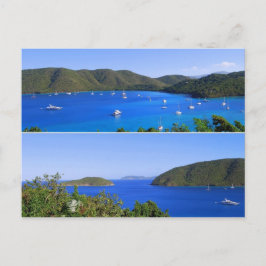 Maho Bay Collage, St. John, U.S.V.I. Postcard Vykort