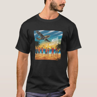 Maho Beach St Maarten T Shirt