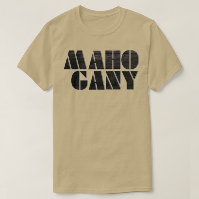 MAHO GANY T SHIRT (Design framsida)