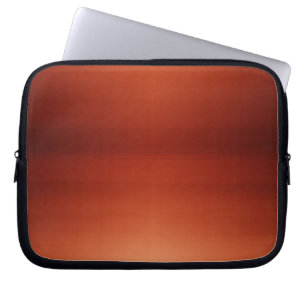 Mahogany Brushed Metall Laptop Sleeve