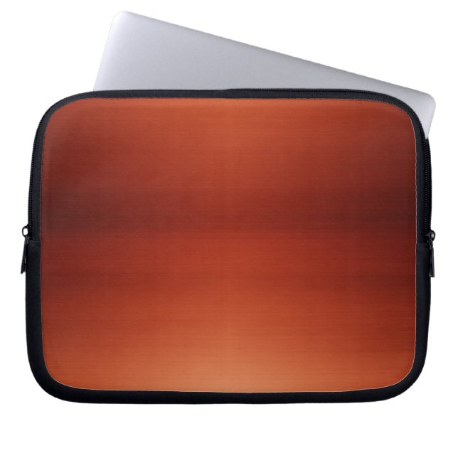 Mahogany Brushed Metall Laptop Sleeve (Framsidan)
