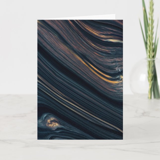 Mahogany Goldsheen Obsidian Kort (Framsida)