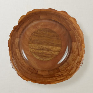 MAHOGANY SEGMENTED BOWL RUND KUDDE