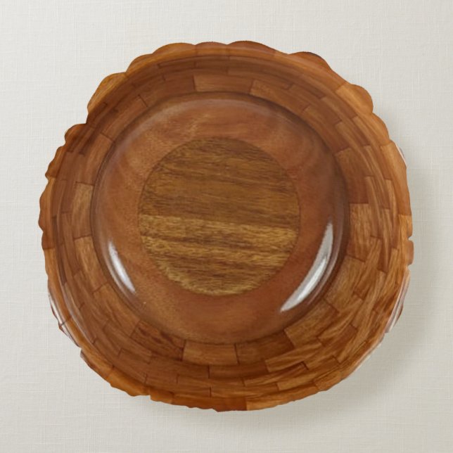 MAHOGANY SEGMENTED BOWL RUND KUDDE (Framsidan)