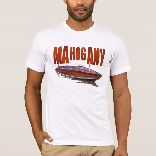 Mahognay powerboat t-shirt (Framsida)