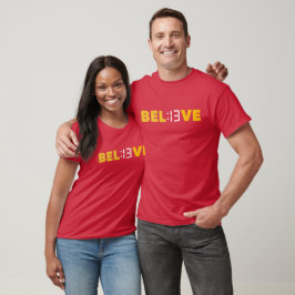 Mahome BELIEVE 13 sekunder Football T Shirt