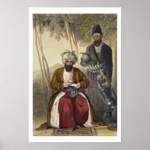 Mahommed Naib Shurreef, en berömda Kuzzilbach Ch Poster