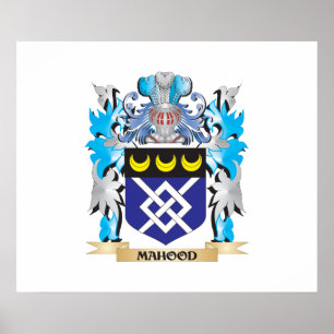 Mahood vapensköld - familjvapensköld poster