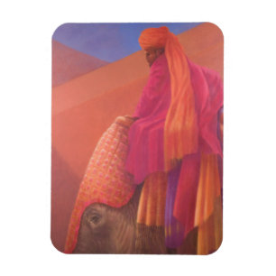 Mahout och elefant magnet