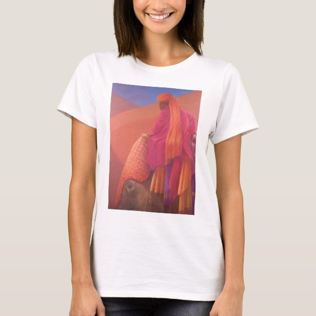 Mahout och elefant tee shirt (Framsida)