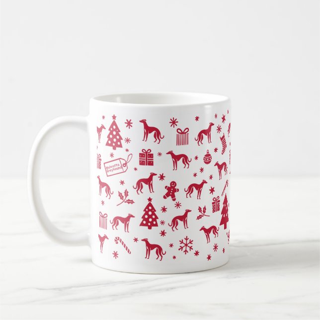 Mahratta Greyhound-juldesign Kaffemugg (Vänster)