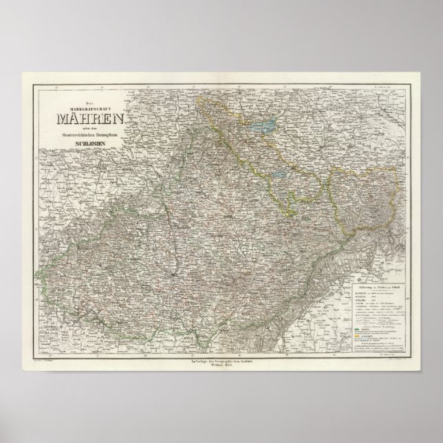 Mahren, Oesterr Schlesien Poster (Framsidan)