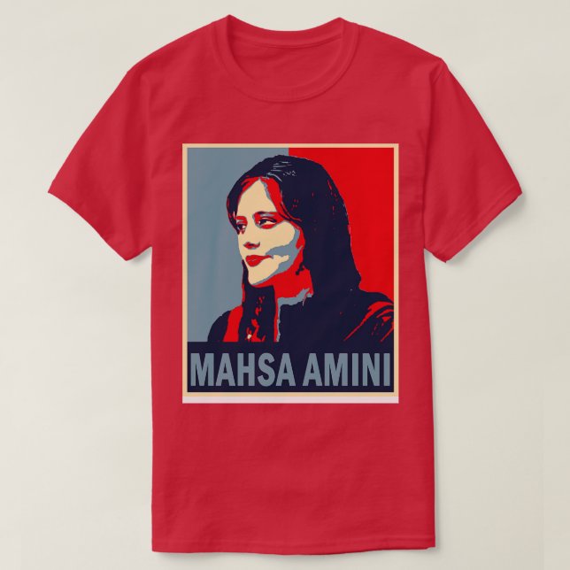 Mahsa Amini 4 T Shirt (Design framsida)