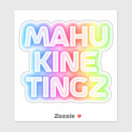 Mahu kine tingz2 klistermärken