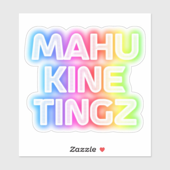 Mahu kine tingz2 klistermärken (Ark)