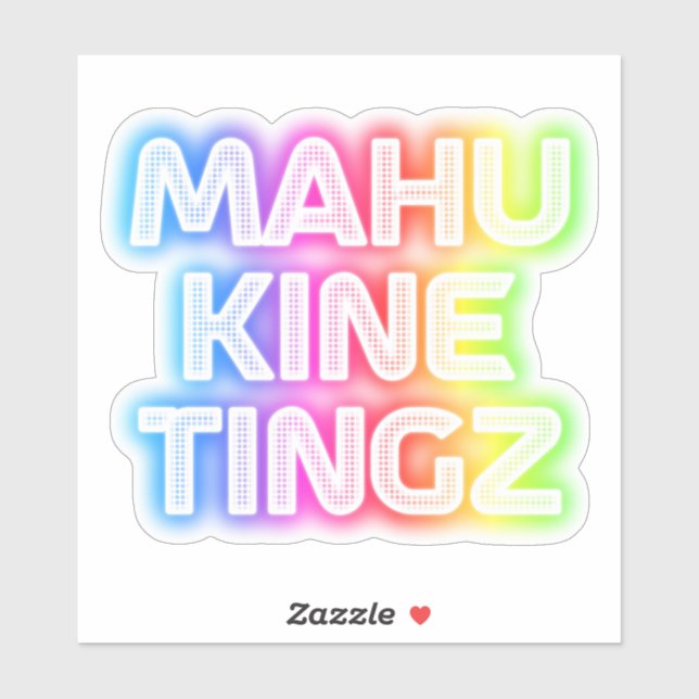 Mahu kine tingz2 klistermärken (Ark)