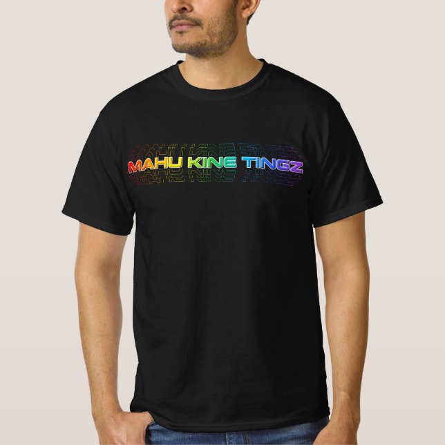 Mahu kine tingz t shirt (Framsida)