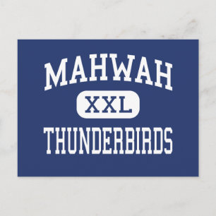 Mahwah - Thunderbird - High - Mahwah New jersey Vykort