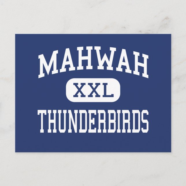 Mahwah - Thunderbird - High - Mahwah New jersey Vykort (Framsida)