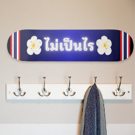 Mai Pen Rai - Thai Design Mini Skateboard Bräda 18,5 Cm