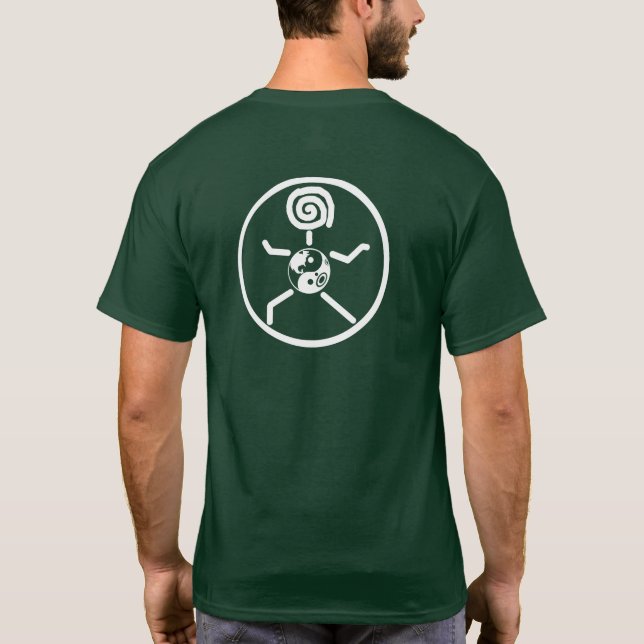 MAI Tai Chi Guy White-utskrift T Shirt (Baksida)