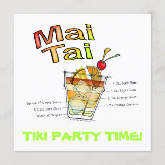 MAI TAI COCKTAIL RECIPE ART INBJUDNINGAR
