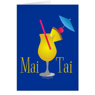 Mai Tai Hälsningskort