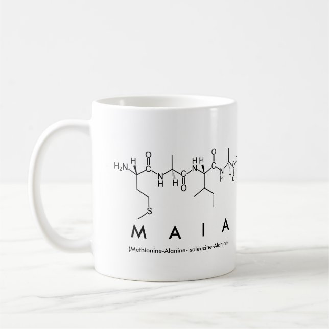 Maia peptide namn mugg (Vänster)