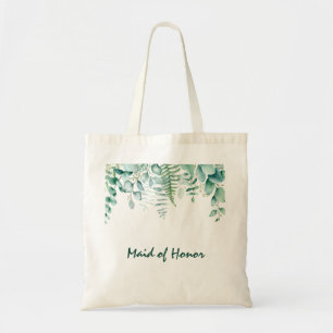 Maid Hondurera bröllop eucalyptus greenery grönt Tygkasse