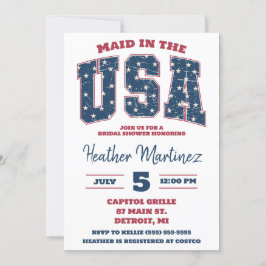 Maid in USA, Stars, Rand Möhippa Inbjudningar