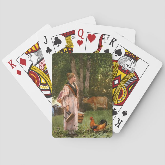 Maid Mjölk (mejerigård) Casinokort (Baksidan)