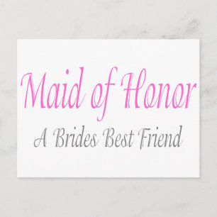 Maid of honor (A Brides Best Friend) Vykort