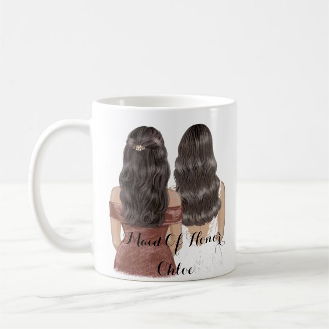 maid of honor anpassningsbar mugg (Vänster)