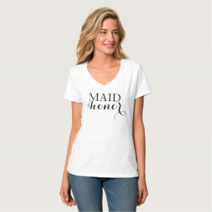 Maid of honor Bachelorette Party Neon Gult Tank Tee Shirt