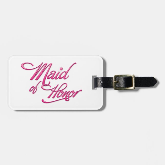 Maid Of Honor Bagagebricka (Horisontell Framsida)