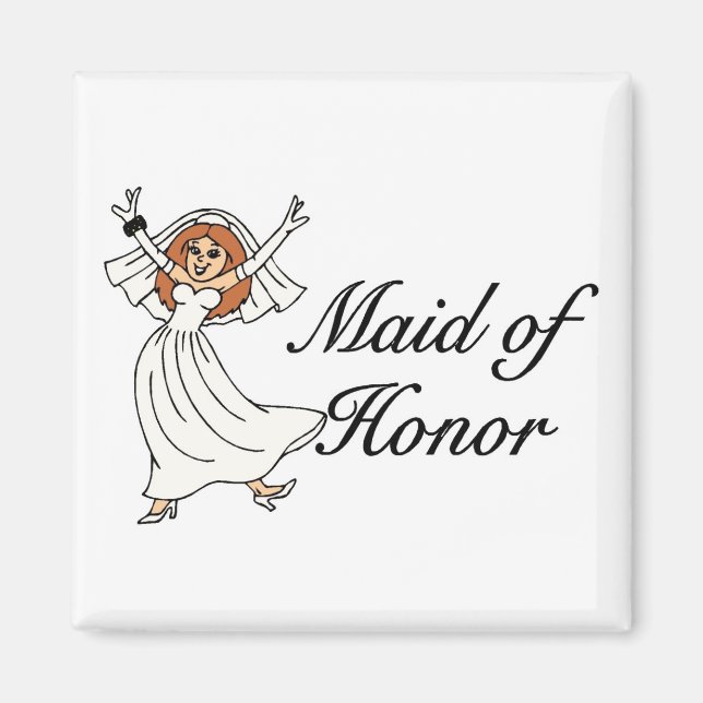 Maid of honor (Bride) Magnet (Framsidan)