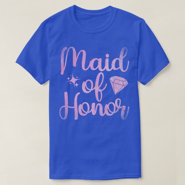 Maid of honor Bride Party Giftermål Möhippa B T Shirt (Design framsida)