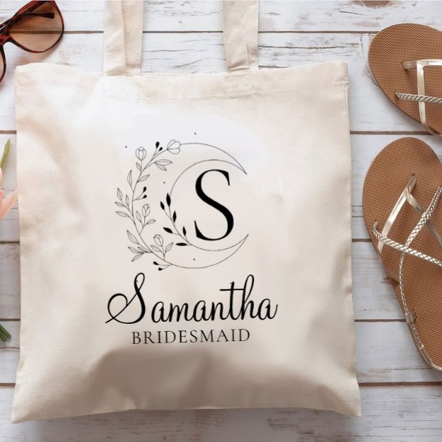 Maid of honor, Bridesmaid Tote Bag Gift Tygkasse (Skapare uppladdad)