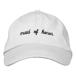 Maid of honor broderad keps