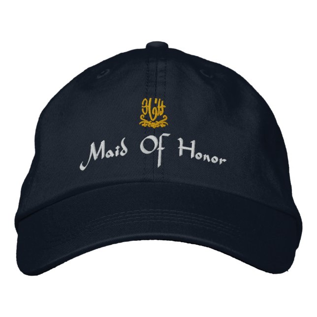 Maid of honor Bröllop Broderad Keps (Framsida)