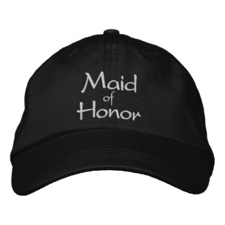 MAID OF HONOR BRÖLLOP BRODERAD KEPS