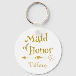 Maid of honor bröllopsgåvor nyckelring