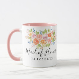 Maid of honor Bukett med rosor Mugg