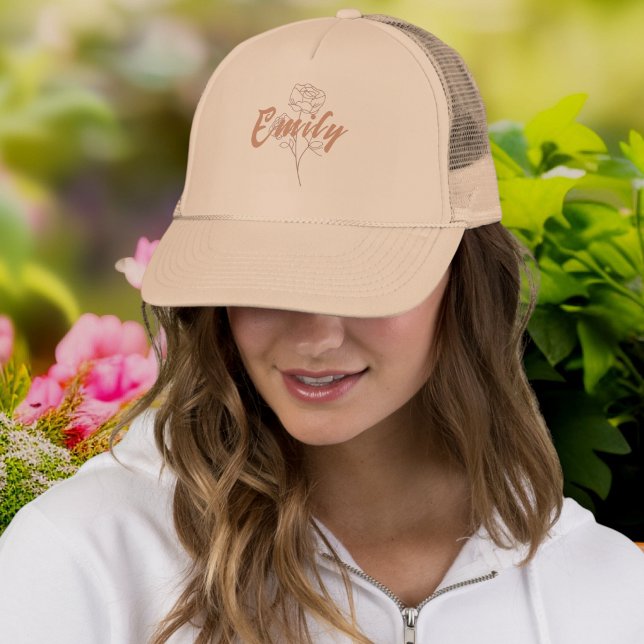 Maid of honor cap with name - Wedding party hats Keps (Skapare uppladdad)