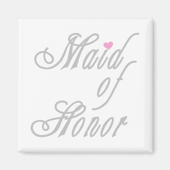 Maid of honor Classy Grays Magnet (Framsidan)