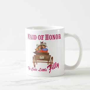 Maid of honor Coffee Mugg Bröllopsfest Gift