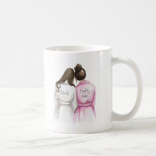 Maid of honor? Dk Br Long Bride Br Bun Maid v2 Kaffemugg