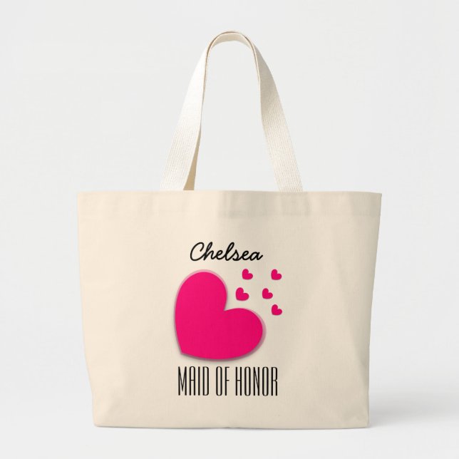 MAID OF HONOR eget namn Heart Explosion A03 Jumbo Tygkasse (Framsidan)