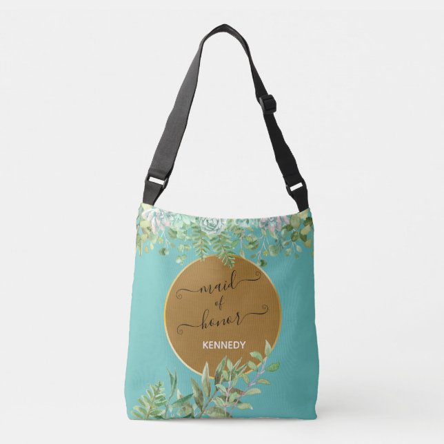 Maid of honor Fab Teal Crossbody Bag Axelväska (Framsida)