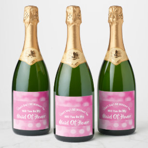 Maid of honor Frieri Bubly Sparkly Rosa Cute